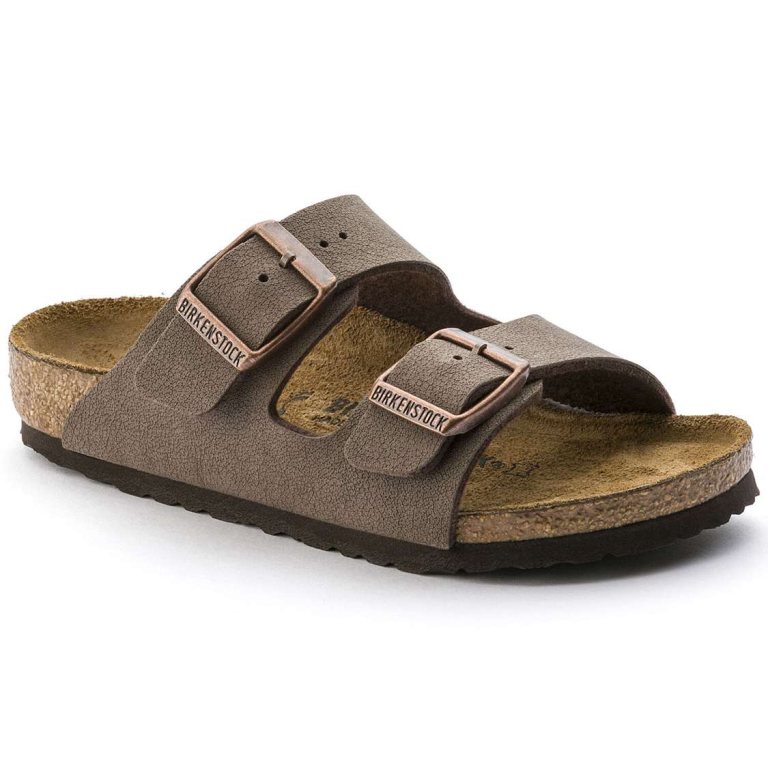 Birkenstock Arizona Birkibuc Boys Sandals Yellow | XWY3rgI9YA7