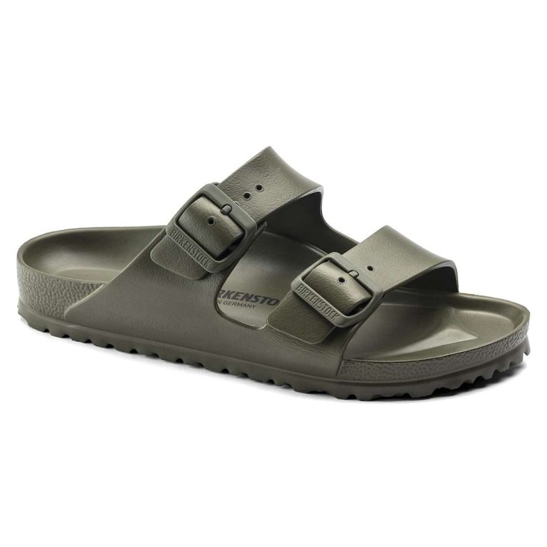 Birkenstock Arizona Essentials EVA Water Friendly Sandals Khaki | JZcyQzSUVFc