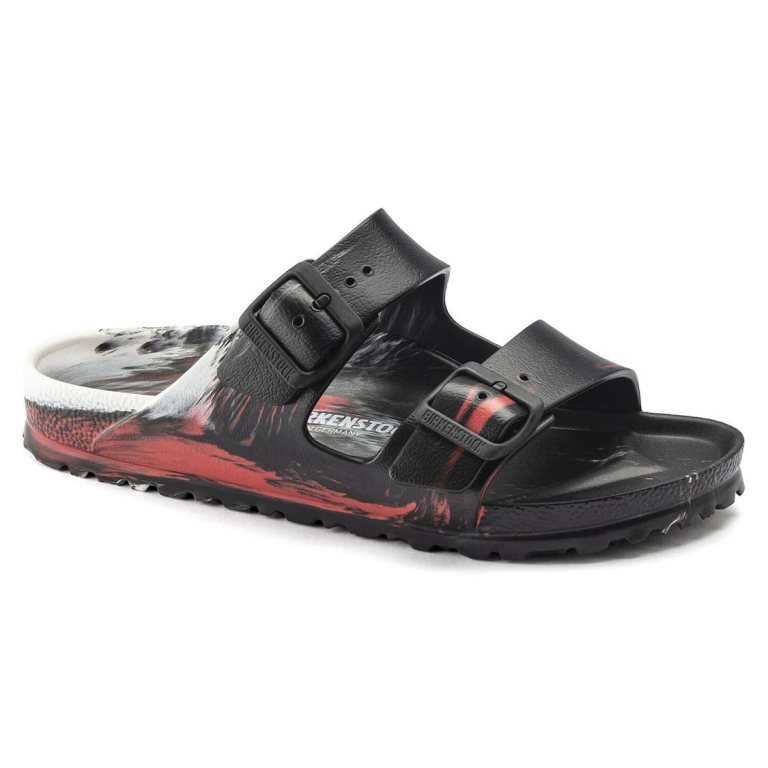 Birkenstock Arizona Essentials EVA Water Friendly Sandals Multicolor Red / Black / White | NJjY5ryPQ1v