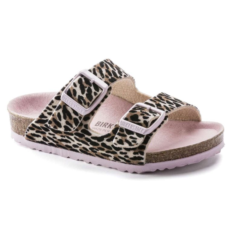 Birkenstock Arizona Textile Girls Sandals Brown Rose | 3cAxa5rMwlV