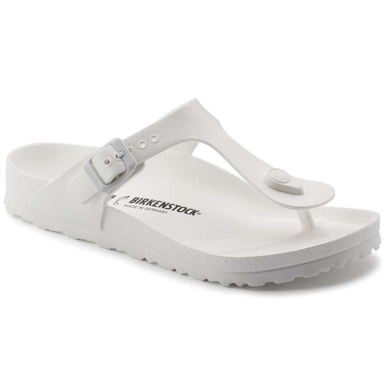 Birkenstock Gizeh Essentials EVA Water Friendly Sandals White | 2GH73UFgH3q