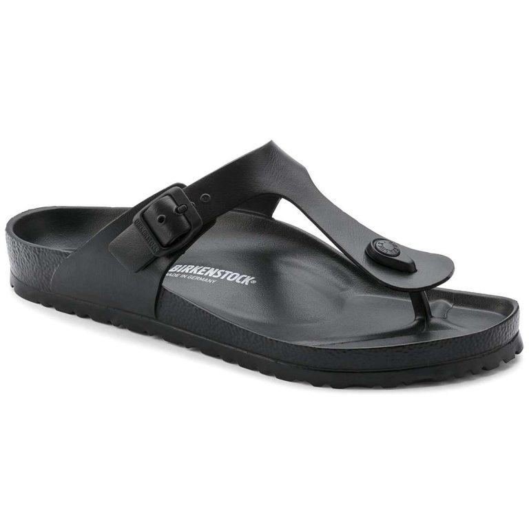 Birkenstock Gizeh Essentials EVA Water Friendly Sandals Black | B9ulqtsCPkb