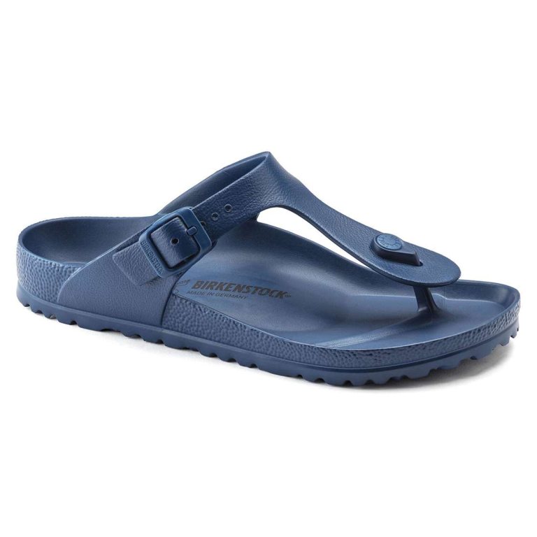 Birkenstock Gizeh Essentials EVA Water Friendly Sandals Navy | INOhaLnYCka