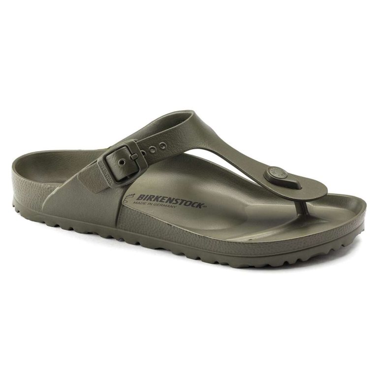 Birkenstock Gizeh Essentials EVA Water Friendly Sandals Khaki | mQ5xj2vhDzg