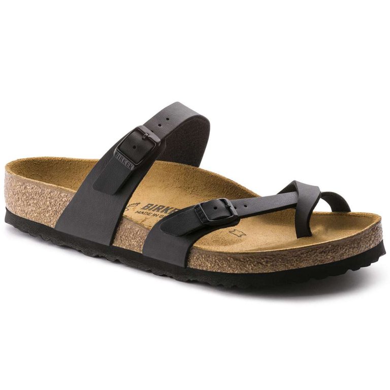 Birkenstock Mayari Birko-Flor Multi Strap Sandals Black | 6DPc3x64cAW