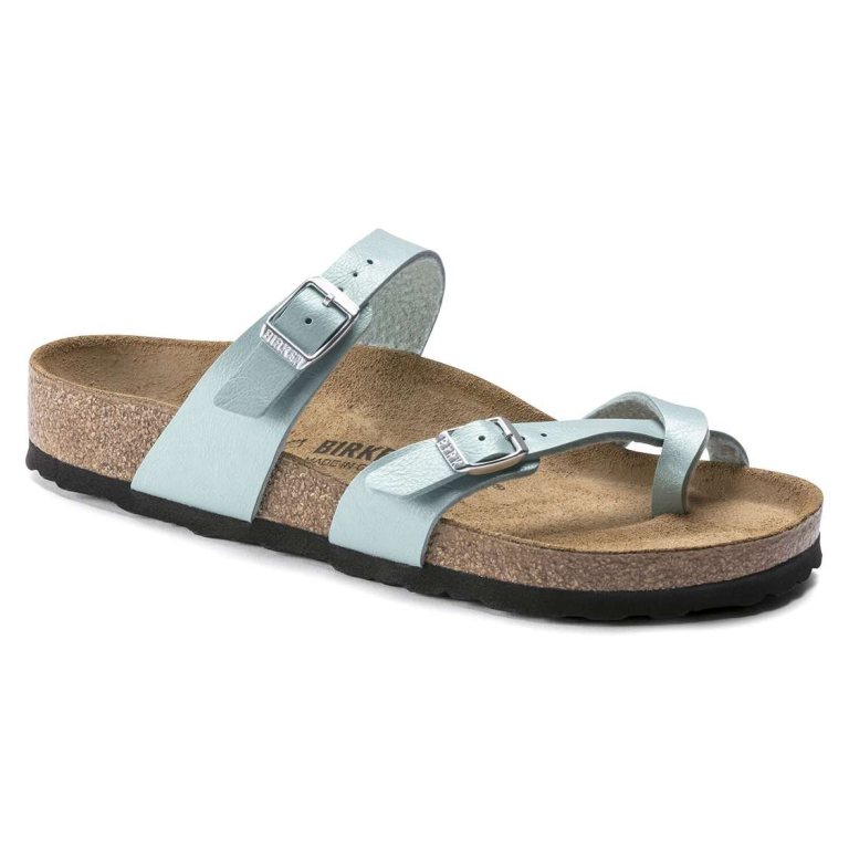 Birkenstock Mayari Birko-Flor Thong Light Turquoise | eHpYhDJIVSa