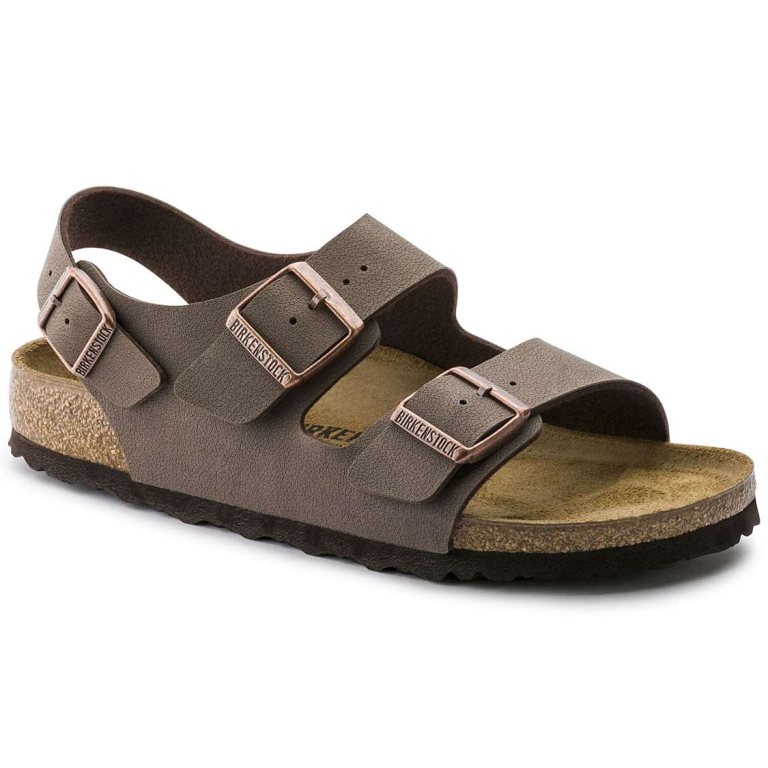 Birkenstock Milano Birkibuc Back Strap Sandals Yellow | G5VB9rR3nxy