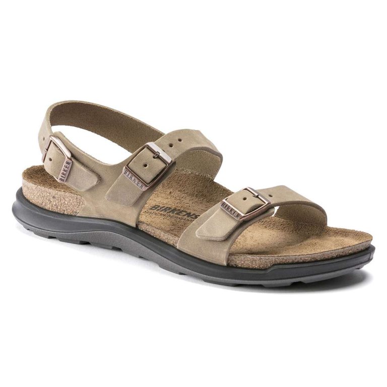 Birkenstock Sonora Oiled Leather Back Strap Sandals Brown | EdmgmxtQ17l