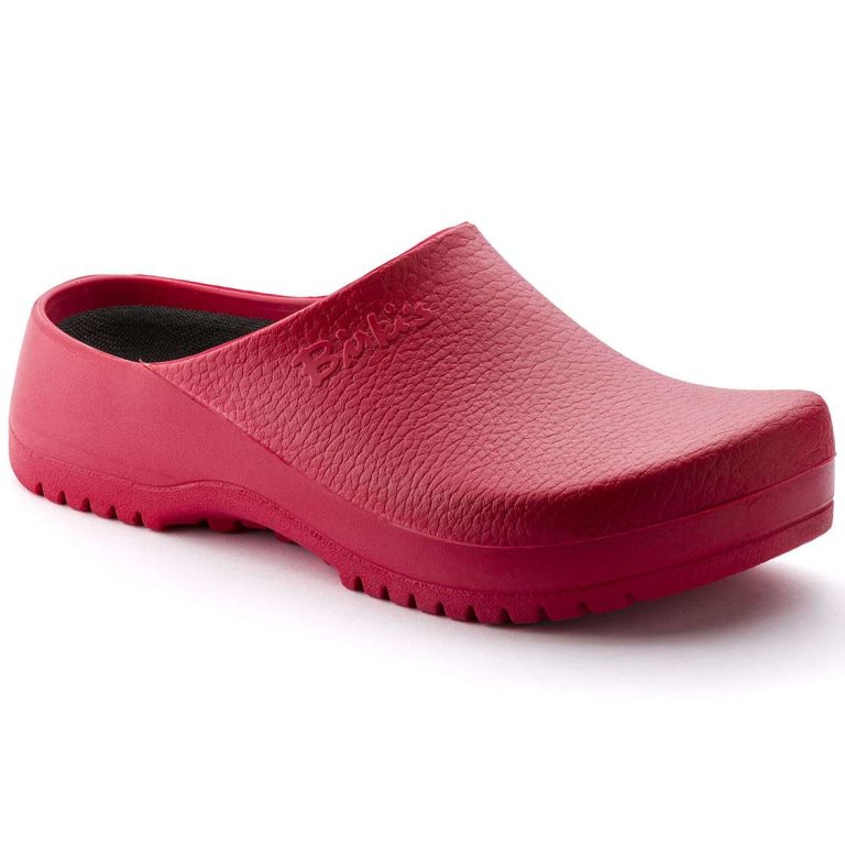 Birkenstock Super-Birki Polyurethane Clogs Red | 5iOLCDQyDDZ