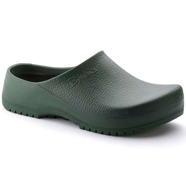 Birkenstock Super-Birki Polyurethane Clogs Green | Ph4WfpdpOsl