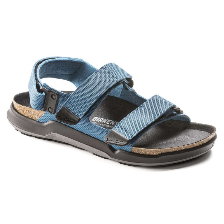 Birkenstock Tatacoa Birko-Flor Two Strap Sandals Blue | I1ZDzW4GY2g
