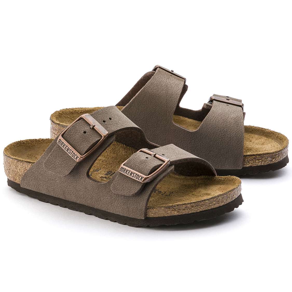 Birkenstock Arizona Birkibuc Boys Sandals Yellow | XWY3rgI9YA7