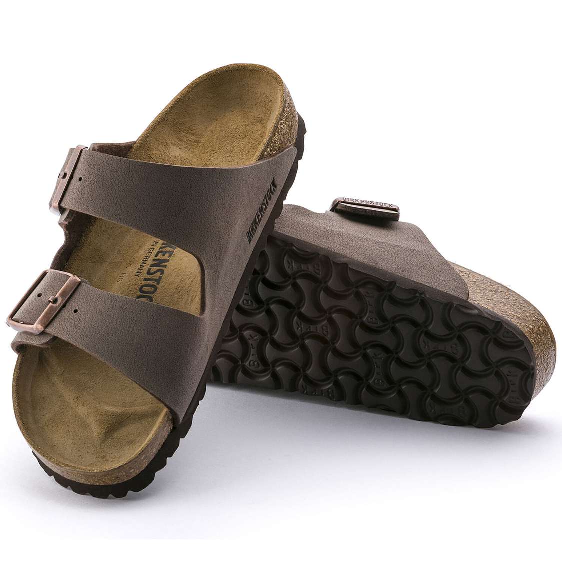 Birkenstock Arizona Birkibuc Two Strap Sandals Yellow | InZfoQFRGHD