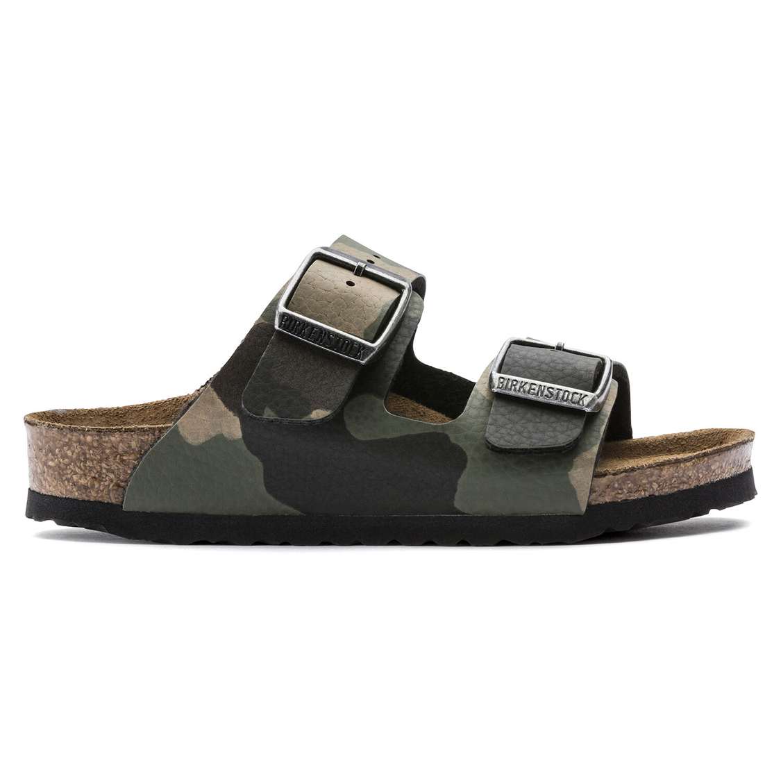 Birkenstock Arizona Birko-Flor Boys Sandals Khaki | 5pG2wrC2pHW