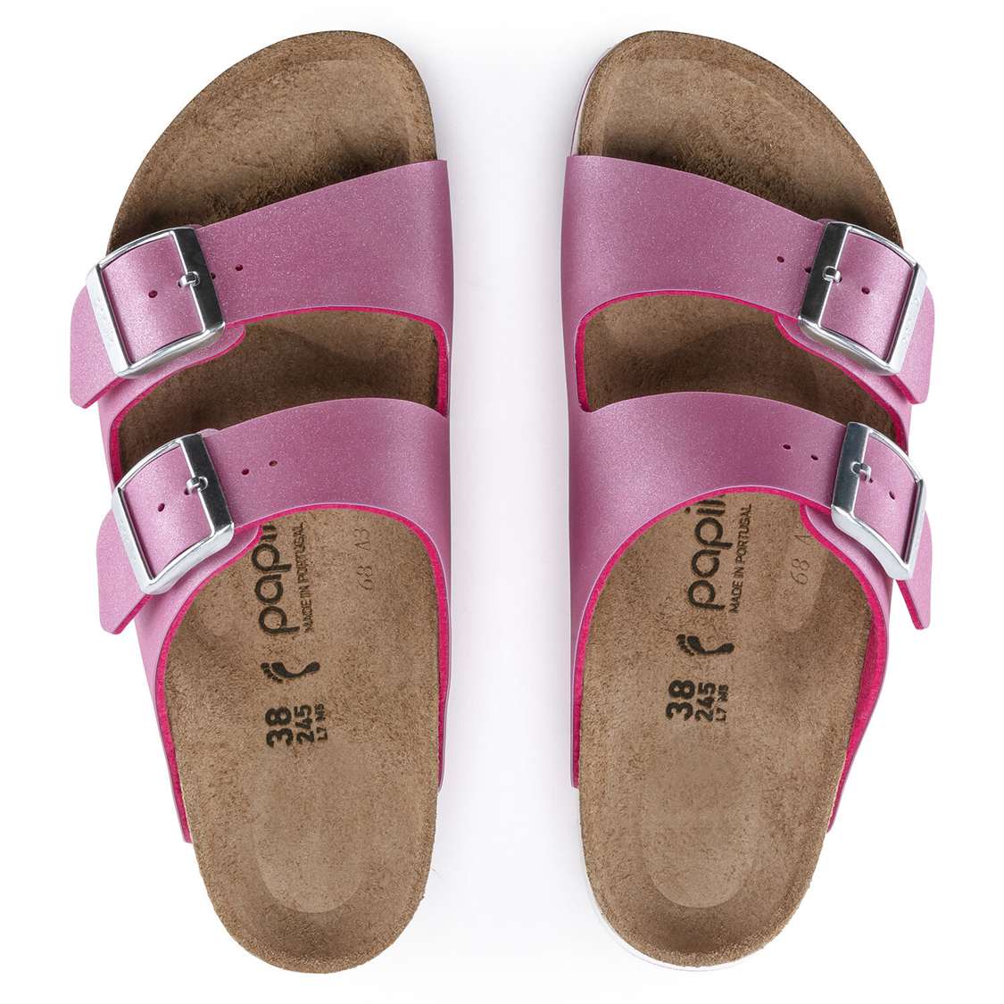 Birkenstock Arizona Birko-Flor Platforms Sandals Fuchsia | QDfw5JH958j