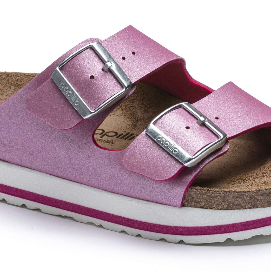 Birkenstock Arizona Birko-Flor Platforms Sandals Fuchsia | QDfw5JH958j