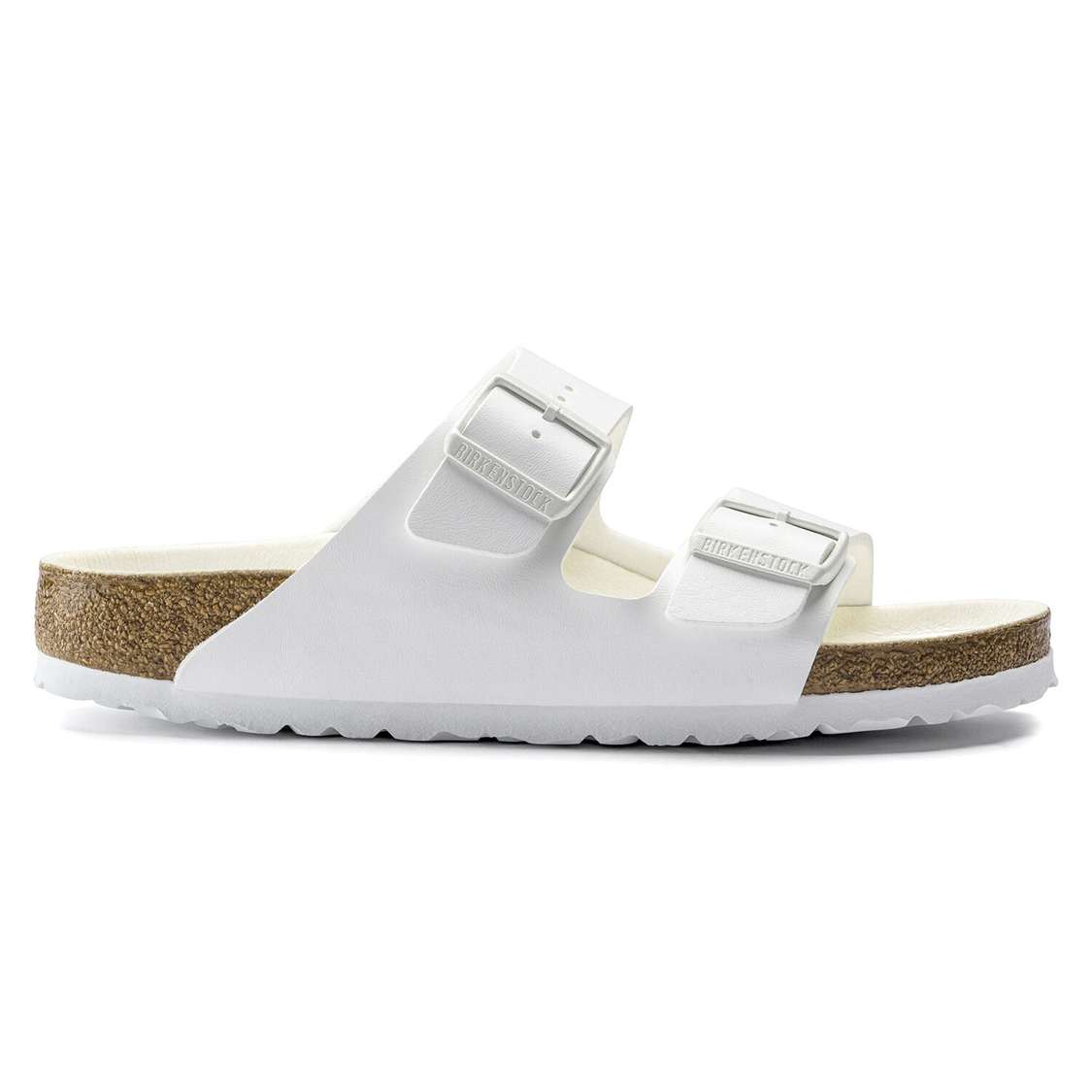 Birkenstock Arizona Birko-Flor Two Strap Sandals White | 2JZUOsdSFRD