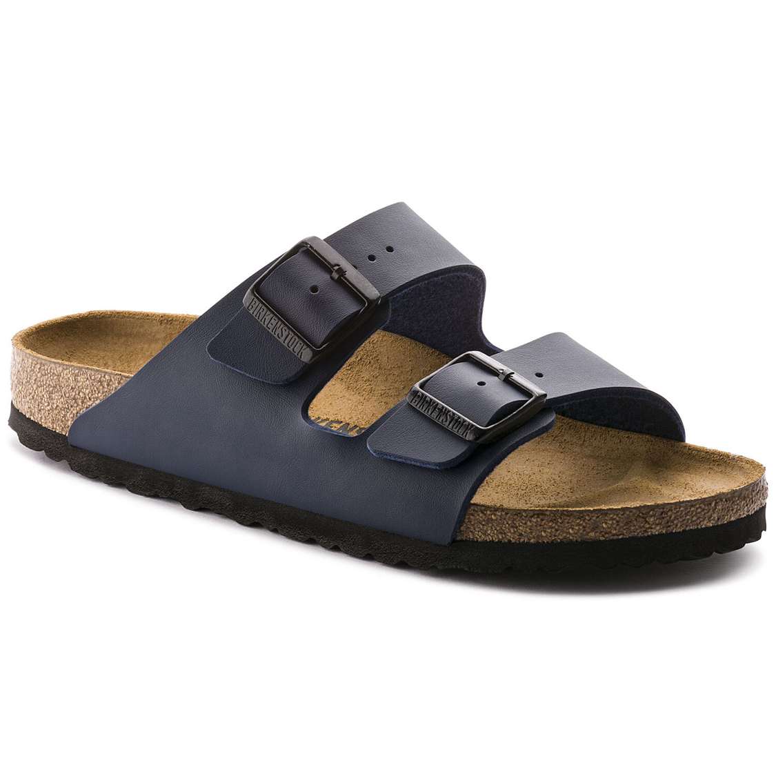 Birkenstock Arizona Birko-Flor Two Strap Sandals Blue | 36YVAhWdhms