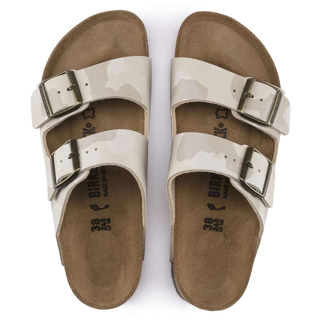 Birkenstock Arizona Birko-Flor Two Strap Sandals Camo | 7zWN2jwE2OQ