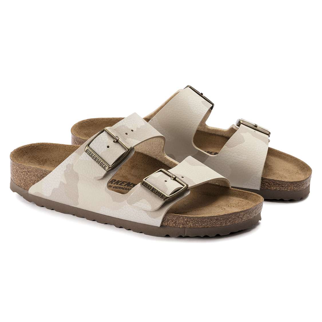 Birkenstock Arizona Birko-Flor Two Strap Sandals Camo | 7zWN2jwE2OQ