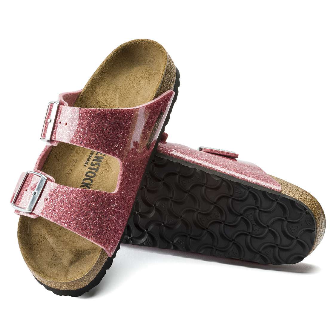 Birkenstock Arizona Birko-Flor Two Strap Sandals Rose | 9fitXHWVoke