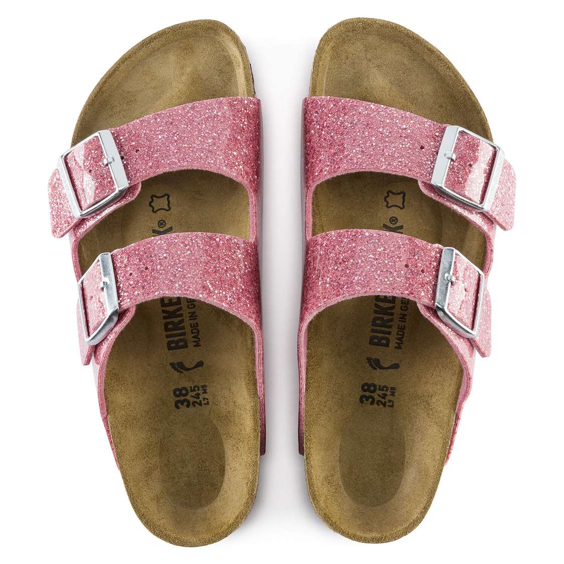 Birkenstock Arizona Birko-Flor Two Strap Sandals Rose | 9fitXHWVoke