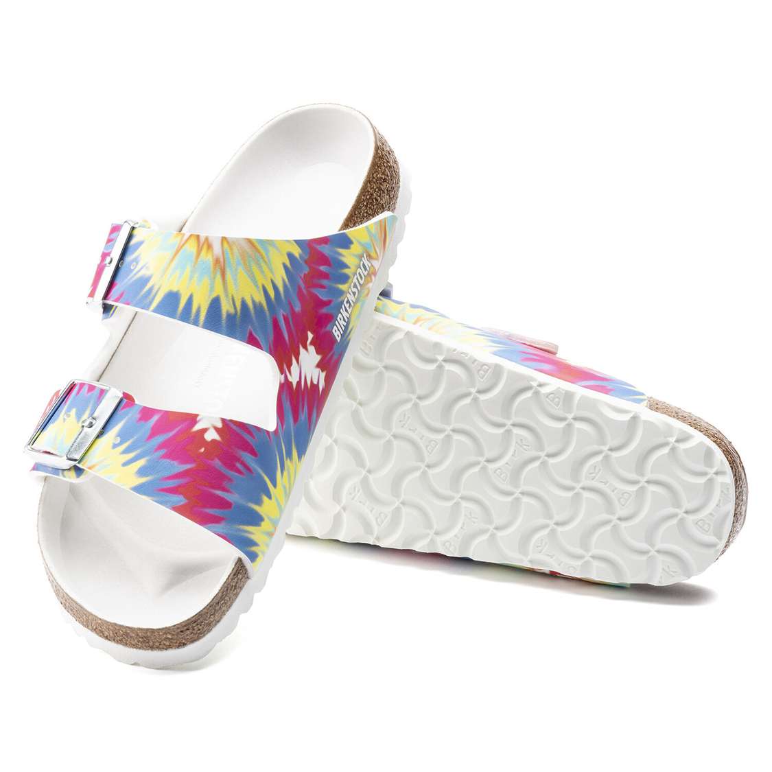 Birkenstock Arizona Birko-Flor Two Strap Sandals Multicolor | HXH2AvluZoO