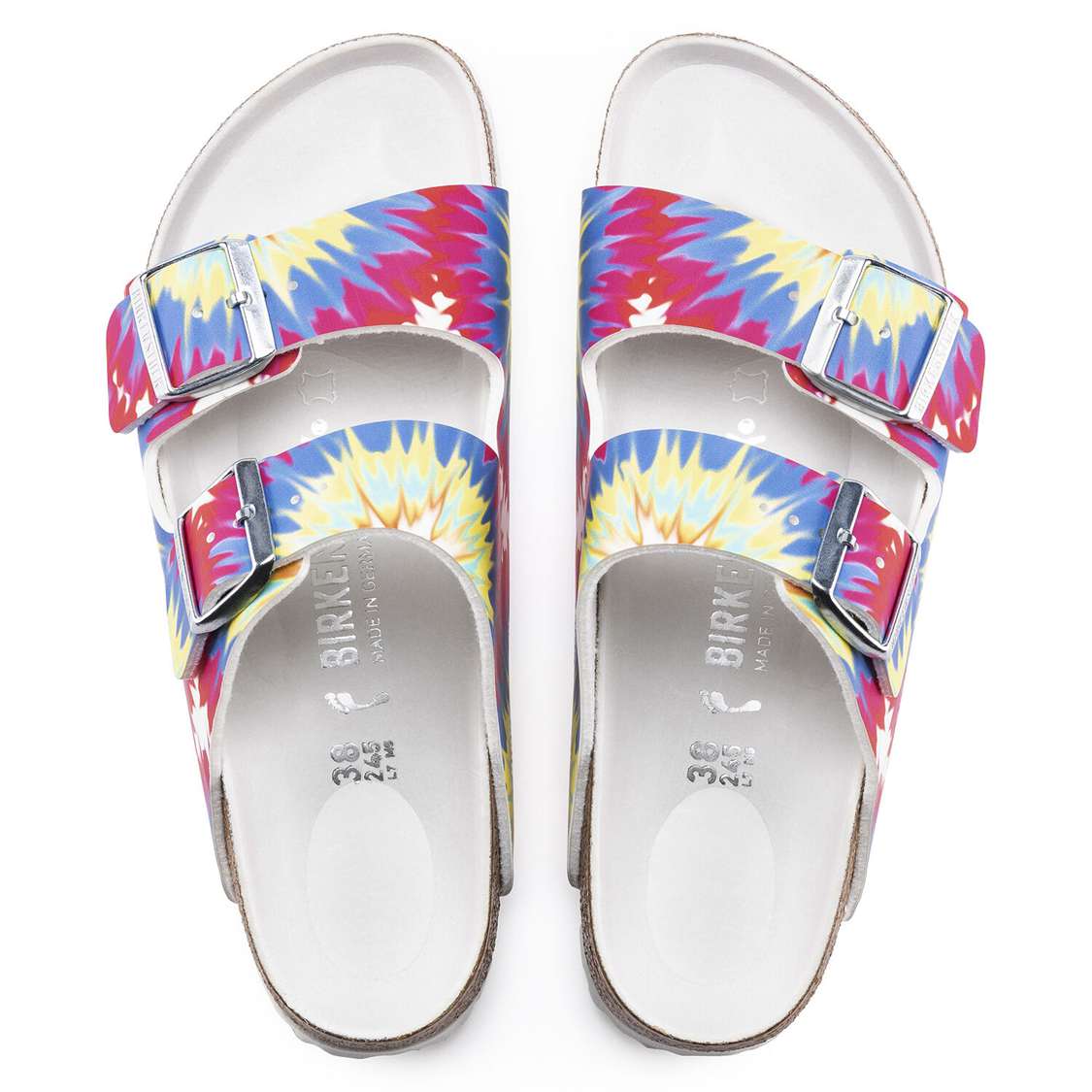 Birkenstock Arizona Birko-Flor Two Strap Sandals Multicolor | HXH2AvluZoO