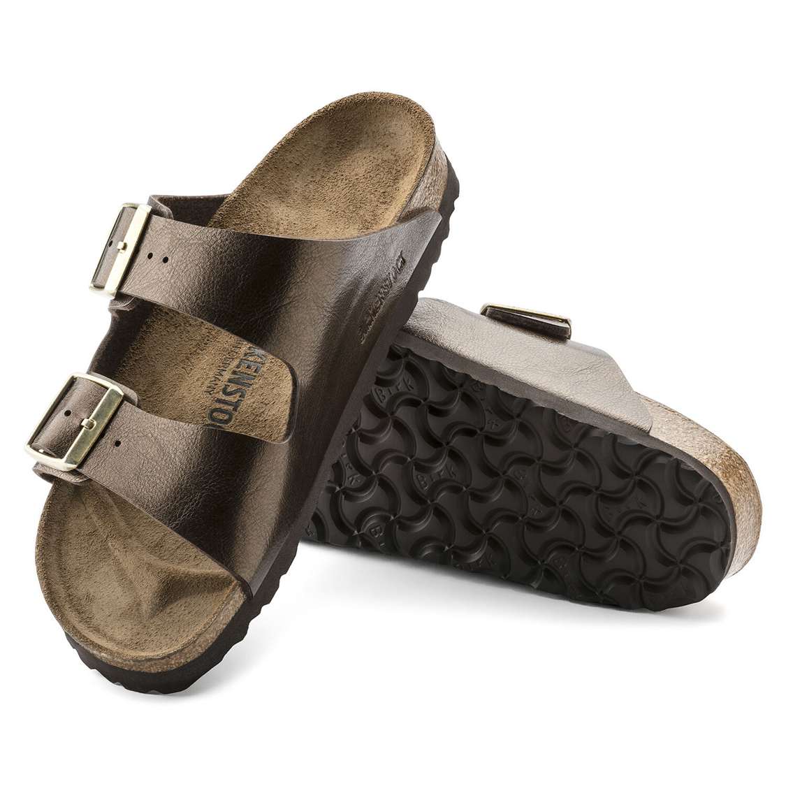 Birkenstock Arizona Birko-Flor Two Strap Sandals Yellow | XRzHVc4pPaw