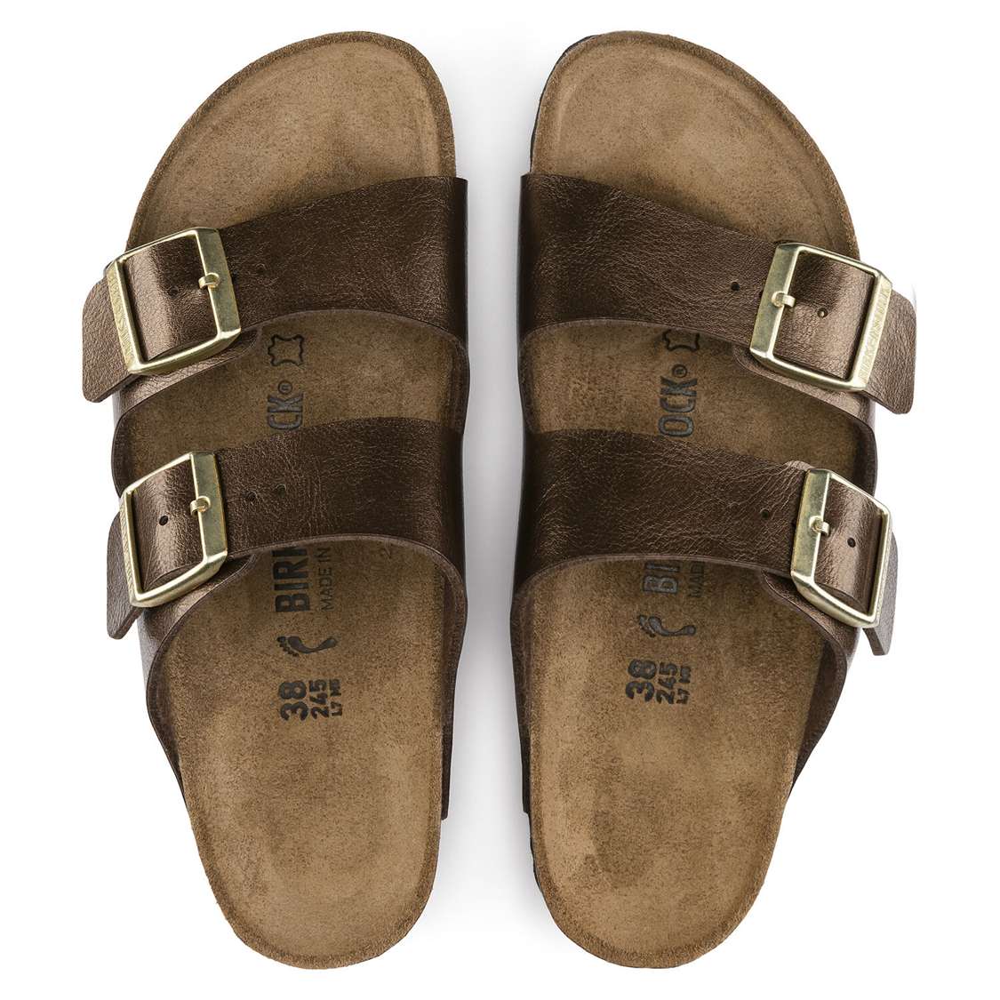 Birkenstock Arizona Birko-Flor Two Strap Sandals Yellow | XRzHVc4pPaw