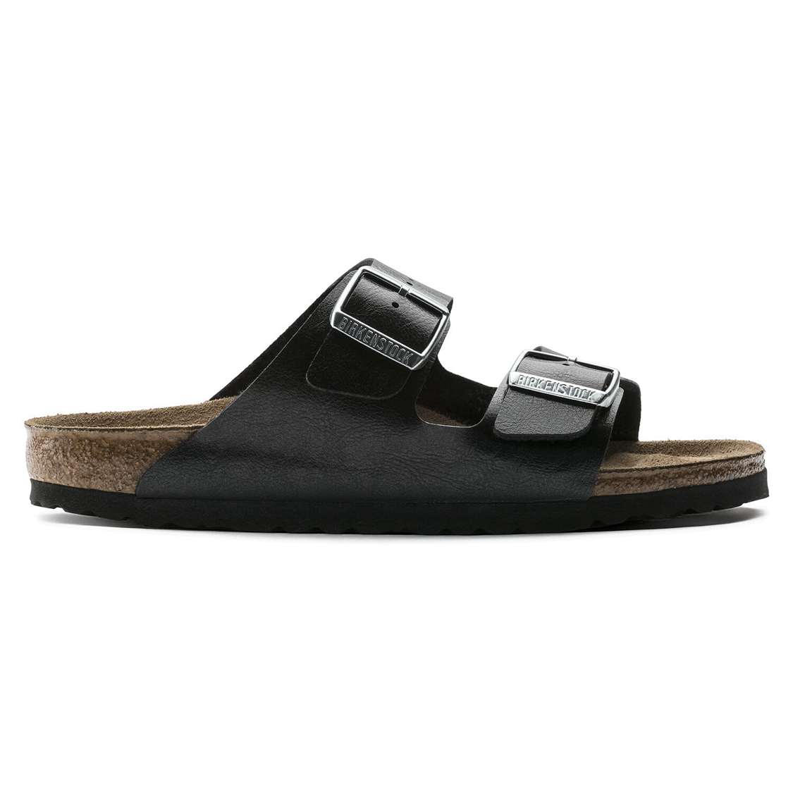 Birkenstock Arizona Birko-Flor Two Strap Sandals Black | yTtkYij2vXT