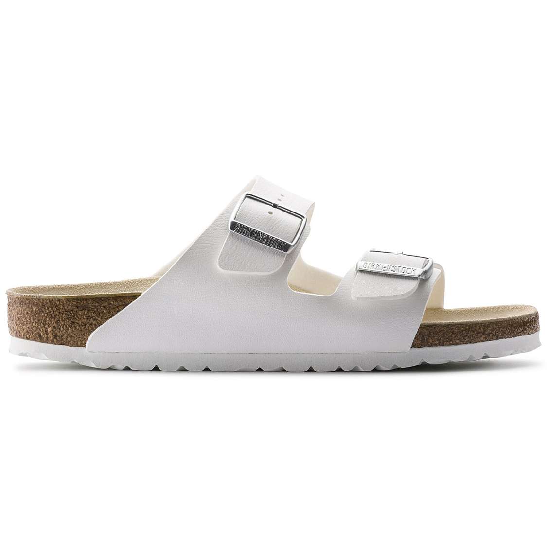 Birkenstock Arizona Birko-Flor Two Strap Sandals White | zSyUkO4q3uP