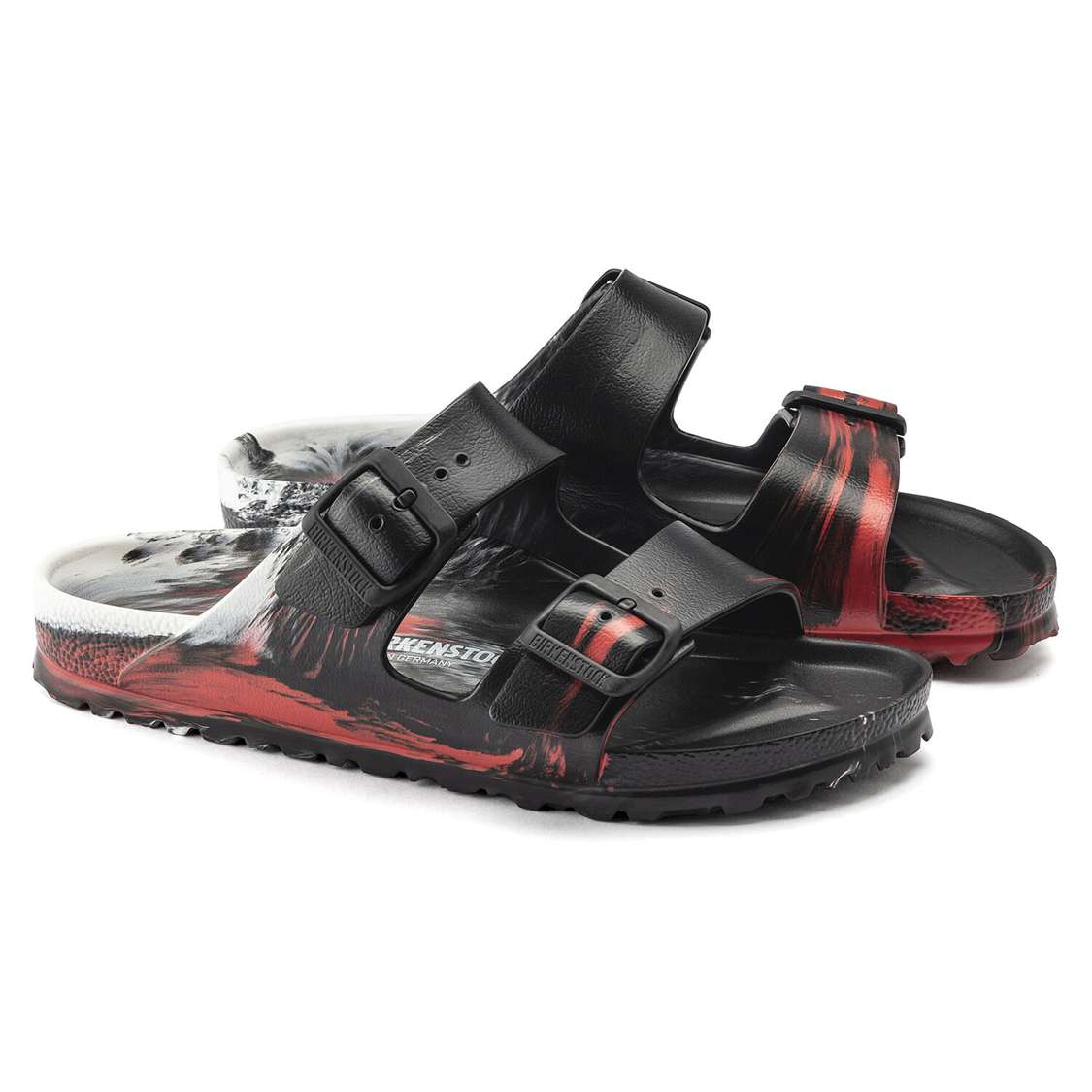 Birkenstock Arizona Essentials EVA Water Friendly Sandals Multicolor Red / Black / White | 8AjbQSlqD78