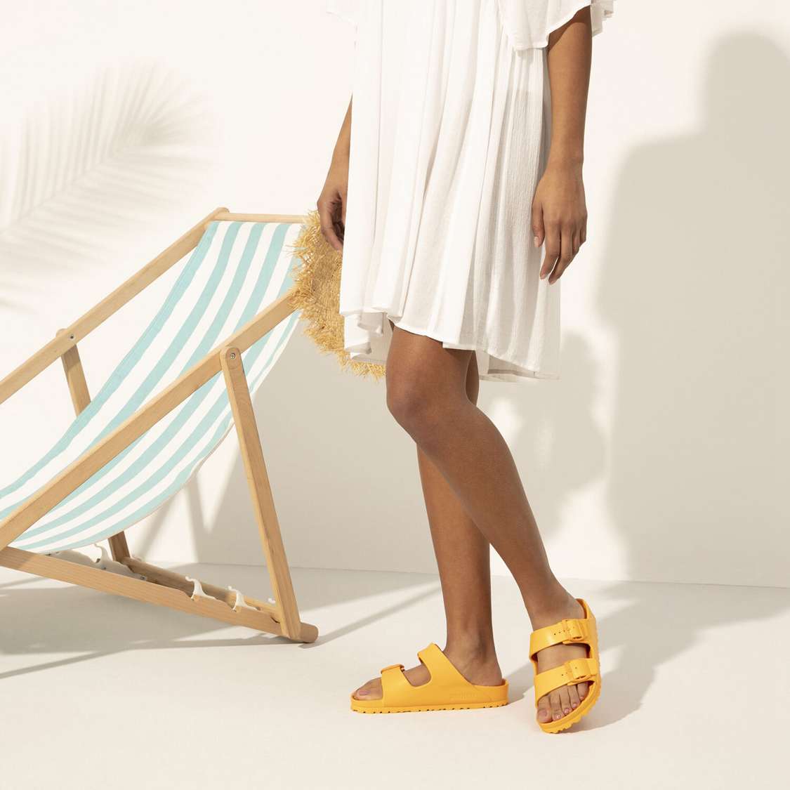 Birkenstock Arizona Essentials EVA Water Friendly Sandals Yellow | AprxcudZElu