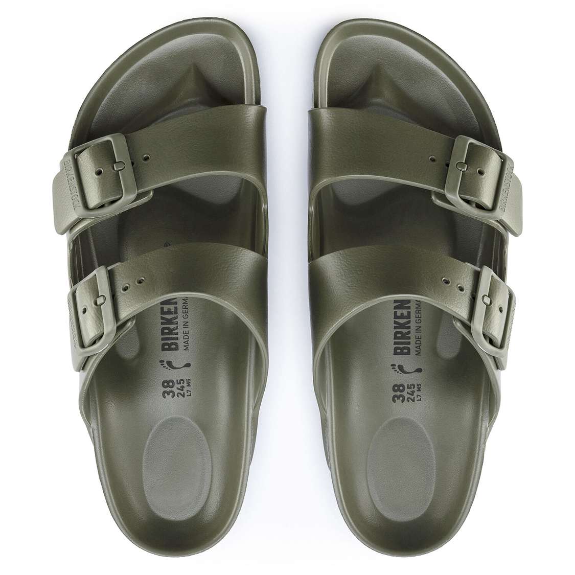 Birkenstock Arizona Essentials EVA Water Friendly Sandals Khaki | JZcyQzSUVFc