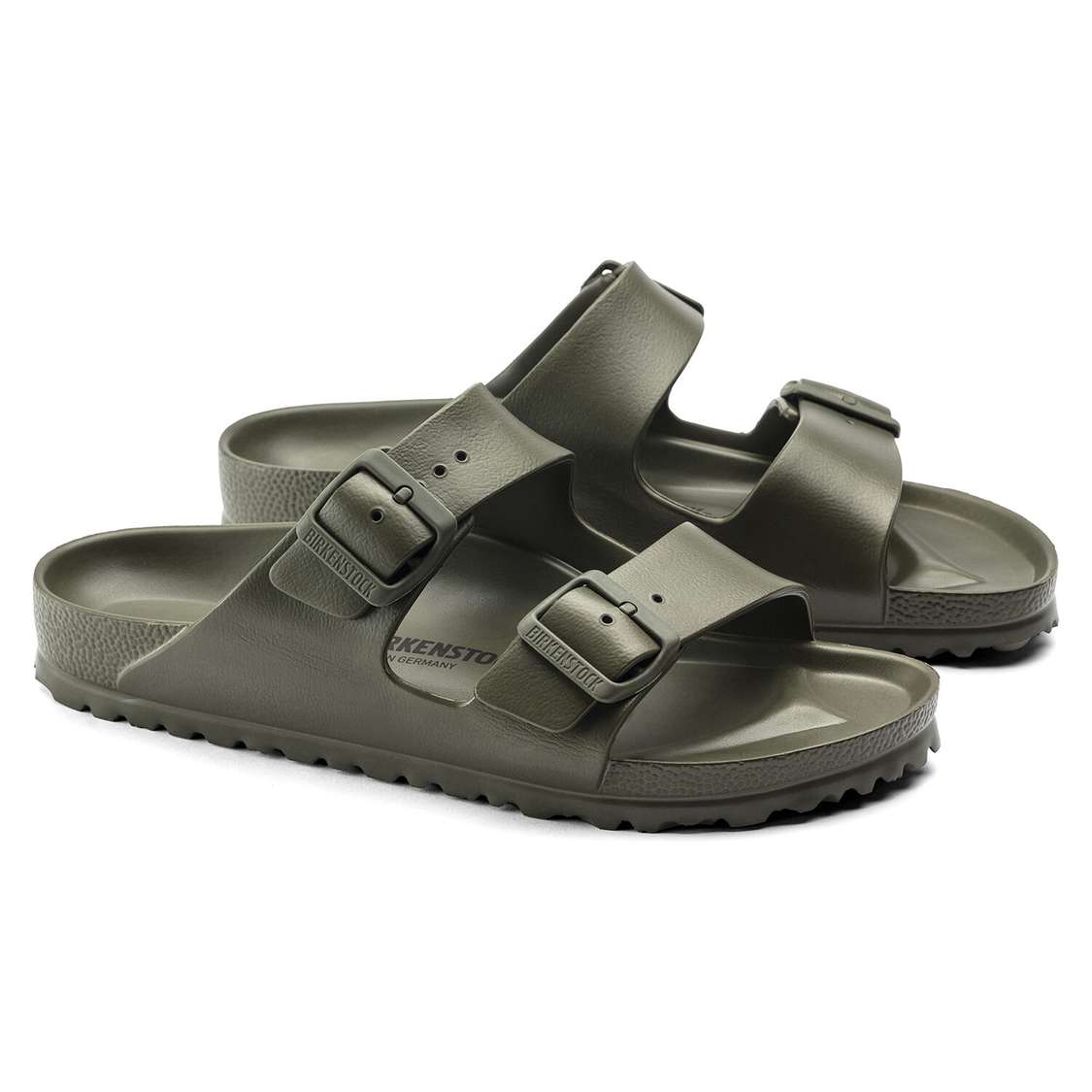 Birkenstock Arizona Essentials EVA Water Friendly Sandals Khaki | JZcyQzSUVFc