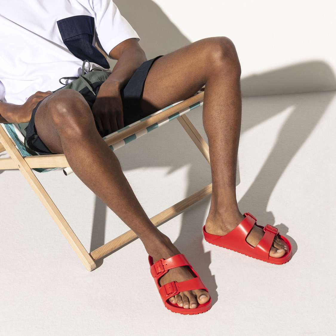 Birkenstock Arizona Essentials EVA Water Friendly Sandals Red | JpCepOgZO7x