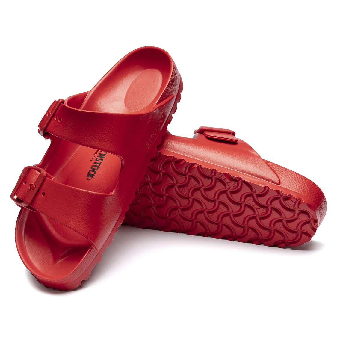 Birkenstock Arizona Essentials EVA Water Friendly Sandals Red | JpCepOgZO7x