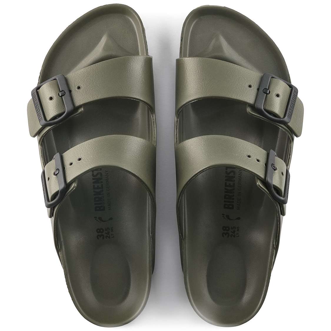 Birkenstock Arizona Essentials EVA Water Friendly Sandals Khaki | XHDEYhrVlro