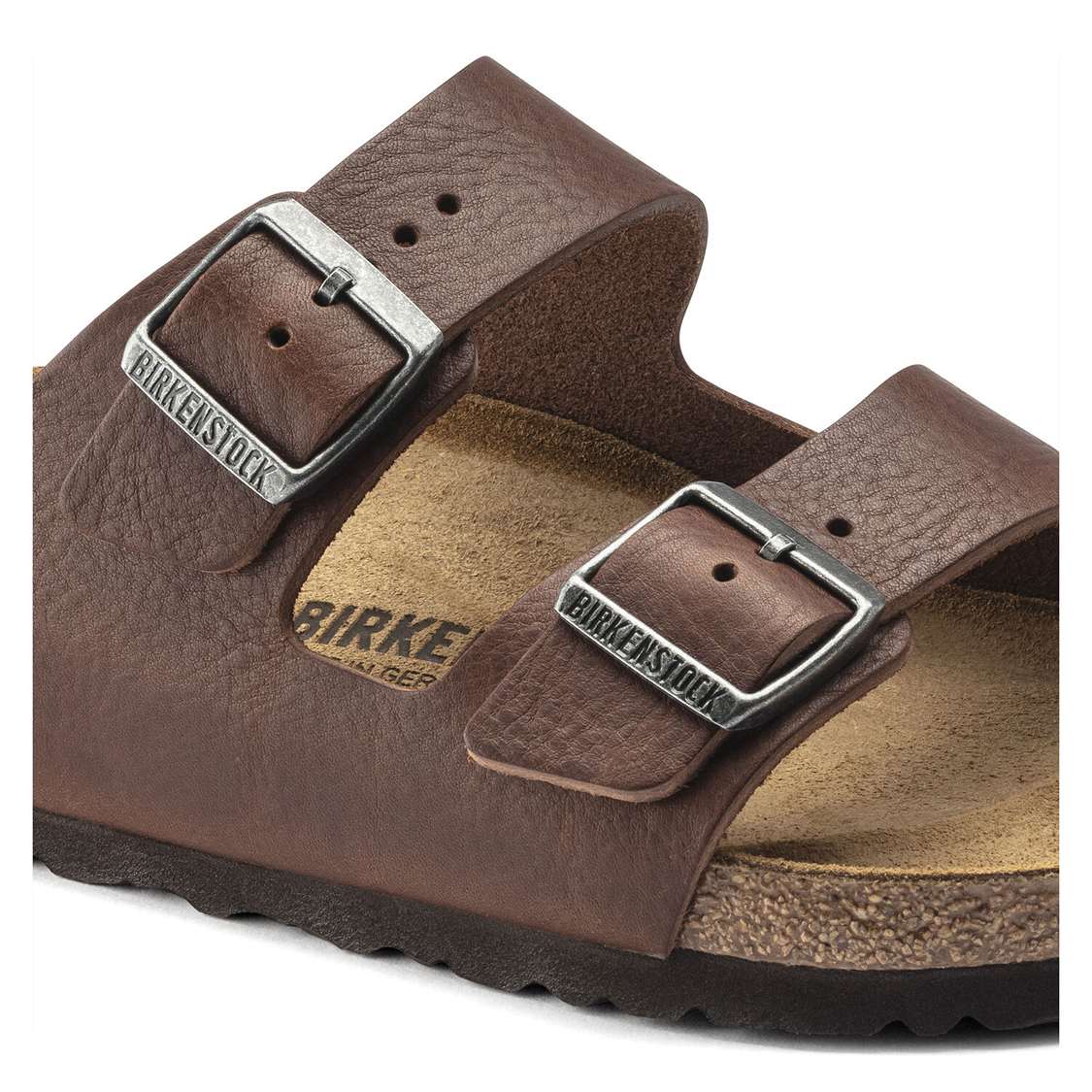 Birkenstock Arizona Leather Two Strap Sandals Brown | 2EOzyAreyNm