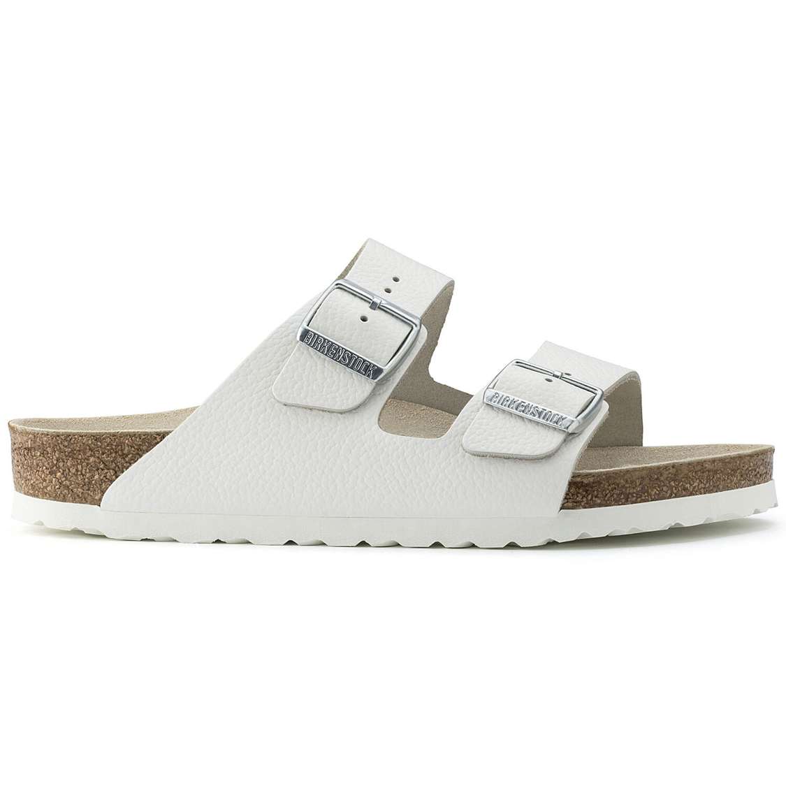 Birkenstock Arizona Leather Two Strap Sandals White | JW7K7ArFQ8I