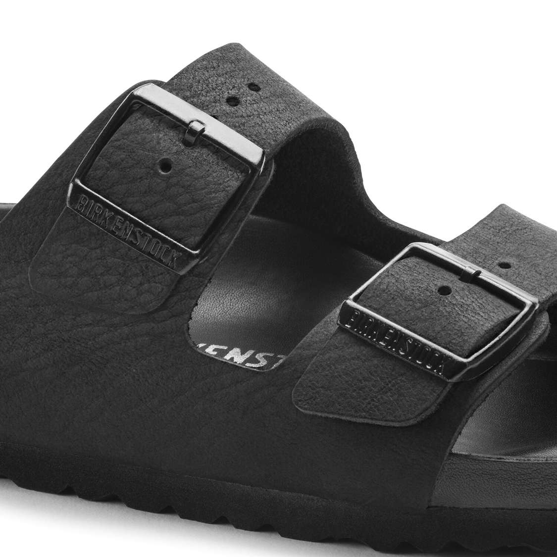 Birkenstock Arizona Leather Two Strap Sandals Black | qt3SkftTzPh