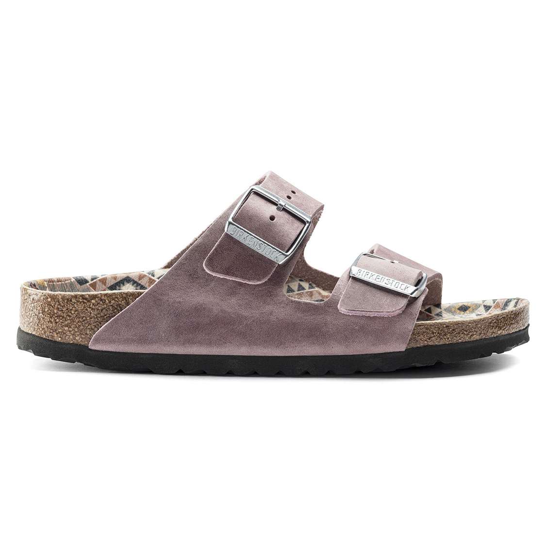 Birkenstock Arizona Oiled Leather Two Strap Sandals Lavender | D6ZBowZmSzH