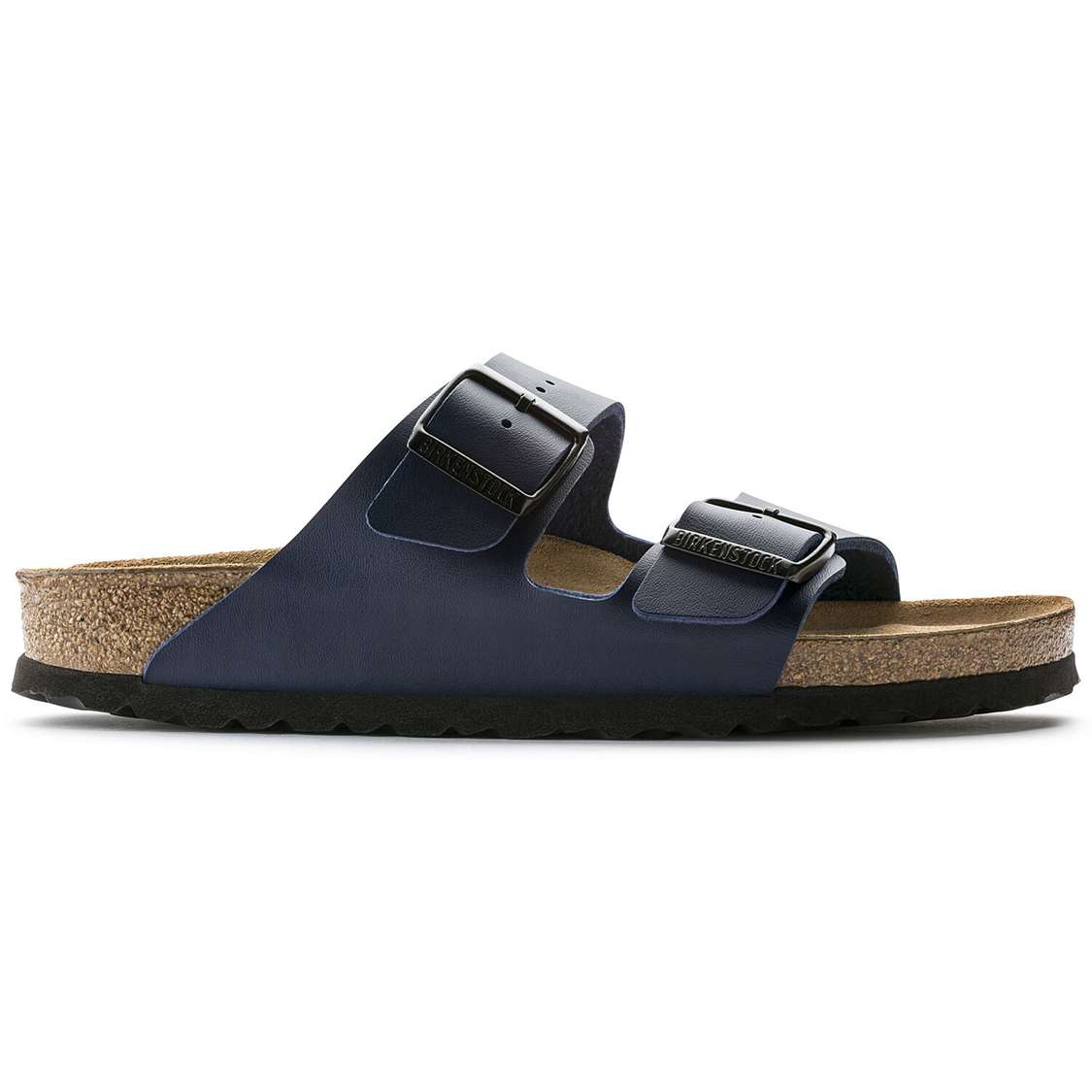 Birkenstock Arizona Soft Footbed Birko-Flor Two Strap Sandals Blue | MODwUZRRhJv