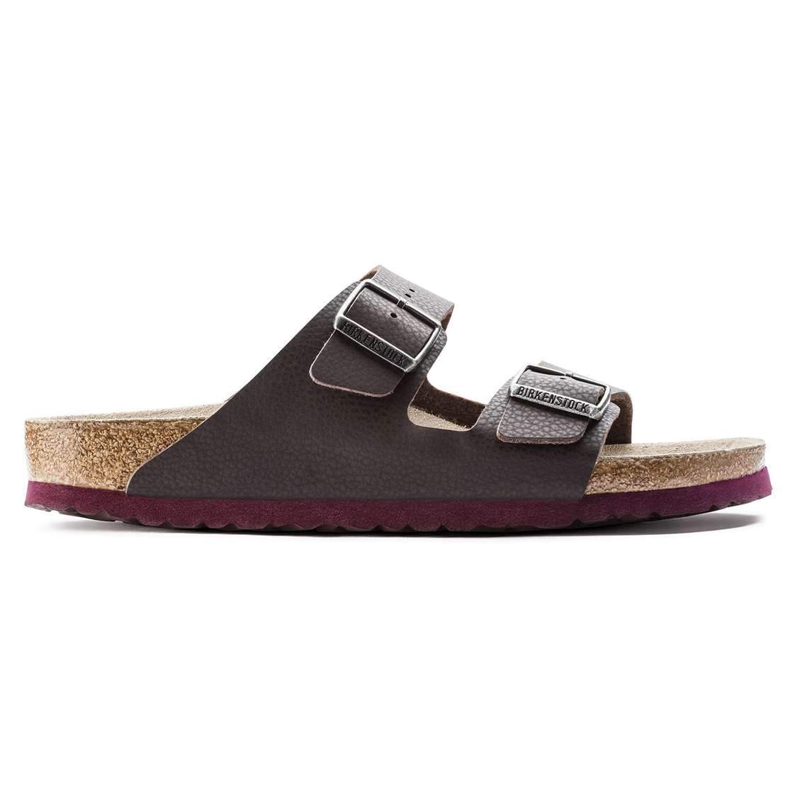 Birkenstock Arizona Soft Footbed Birko-Flor Embossed Two Strap Sandals Black | Oh2uzyFo8kQ