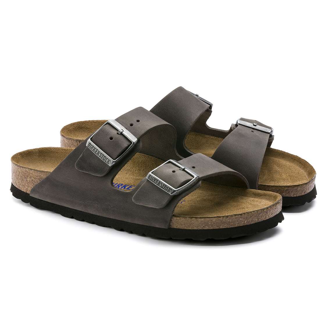 Birkenstock Arizona Soft Footbed Oiled Leather Two Strap Sandals Yellow | 1GqQOiaXJ6j