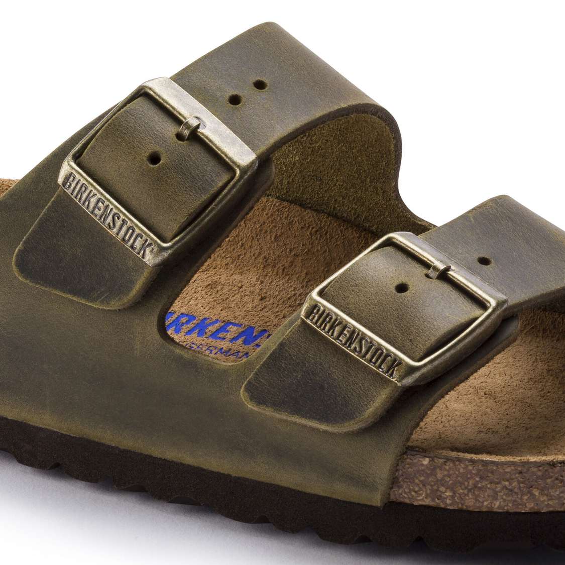 Birkenstock Arizona Soft Footbed Oiled Leather Two Strap Sandals Yellow | 79Lk8UTxuve