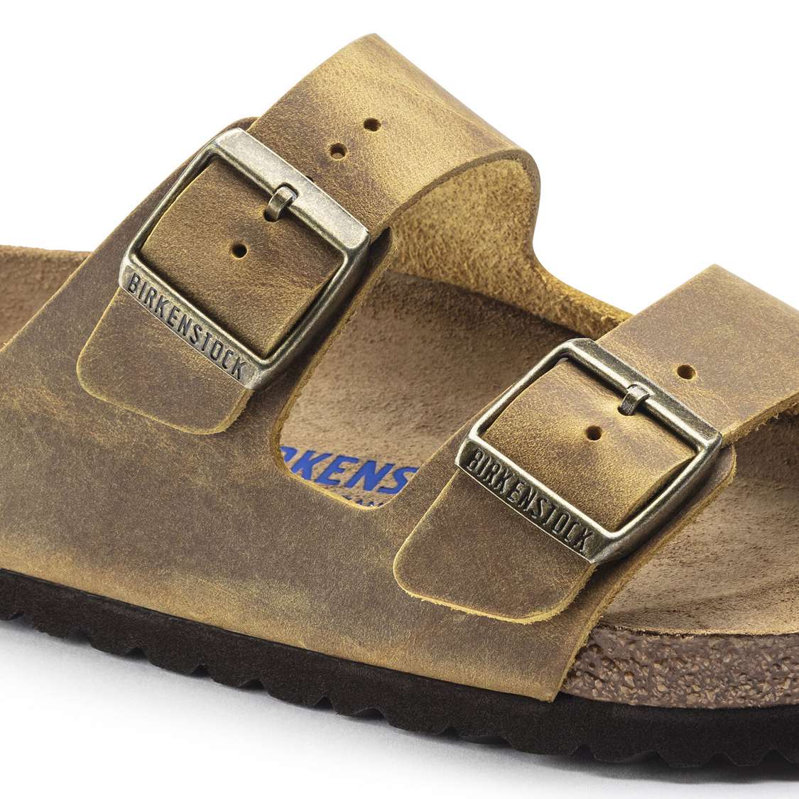 Birkenstock Arizona Soft Footbed Oiled Leather Two Strap Sandals Yellow | HJhBETFvdg5