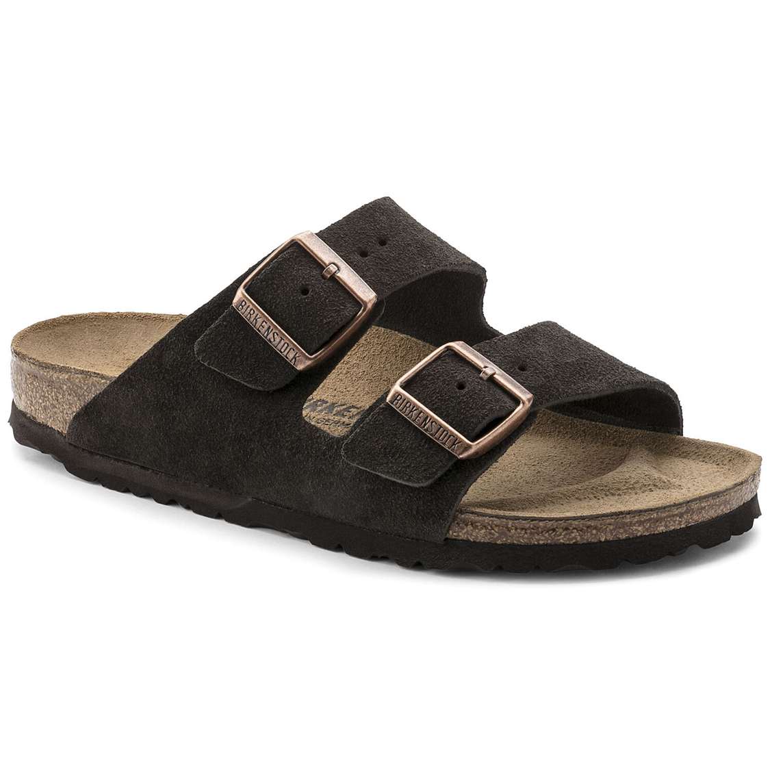 Birkenstock Arizona Suede Leather Two Strap Sandals Yellow | Gn6fBKRerxT