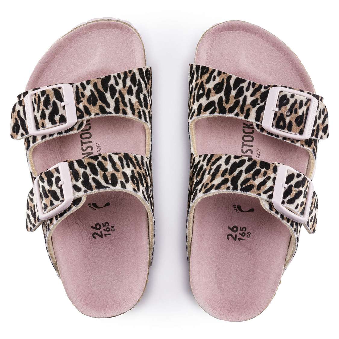 Birkenstock Arizona Textile Girls Sandals Brown Rose | 3cAxa5rMwlV